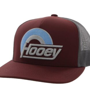 Hooey “SUDS” MAROON/GREY HAT