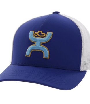 HOOEY “COACH” BLUE/WHITE FLEXFIT HAT