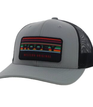 Hooey “HORIZON” GREY/BLACK ODESSA FABRIC HAT