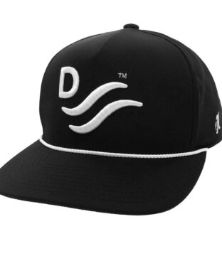 Hooey “JOHN WAYNE” HAT BLACK W/WHITE STITCHED LOGO