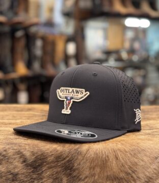 Outlaws Black Flat Performance Texas Logo