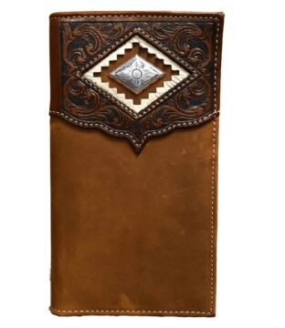 Ariat Mens Wallet Medium Brown A3543044