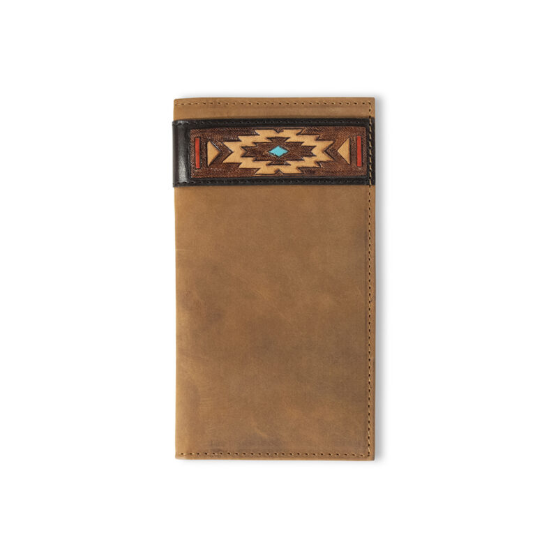 Ariat Rodeo Style Wallet Southwestern Aged Bark A35584217