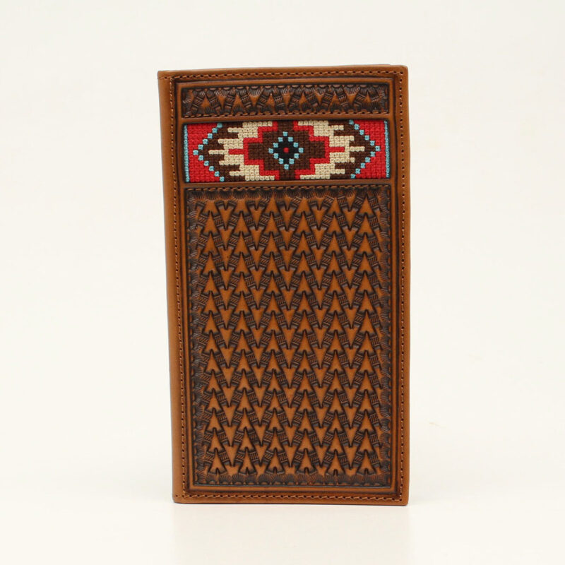 Ariat Rodeo Wallet Multi Embrodery Inlay Tan A3543408
