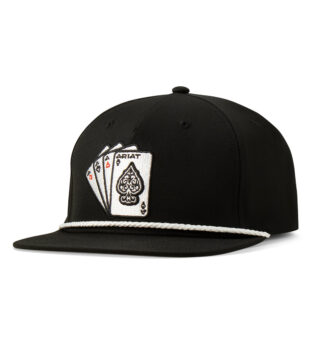 Ariat Cap Aces 3D Embroidered Black A300086901