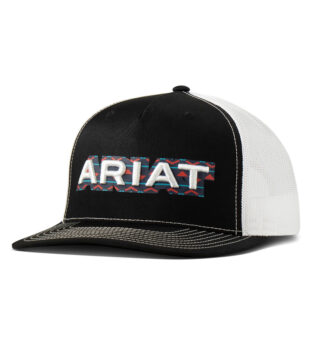 Ariat Cap Screen Print 3D Embroidered Black A300086801