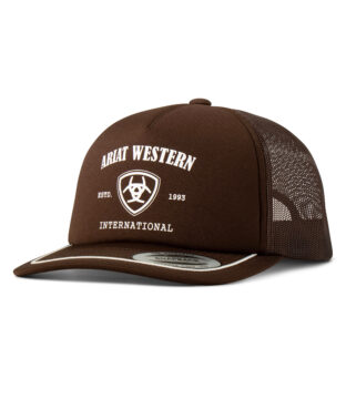 Ariat Cap Snap Back Foam Front Screen Print Brown A300089002