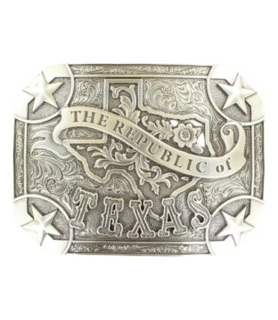 Nocona Republic of Texas Belt Buckle 37983