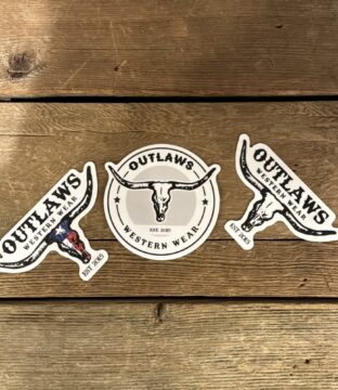 Outlaws Stickers (3 Pack)