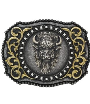 Nocona Buffalo Head Belt Buckle 37010