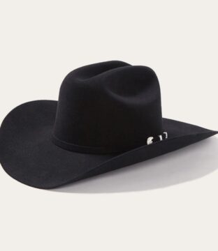 Stetson 10X Shasta Black Premium Felt Cowboy Hat SFSHAS-7540