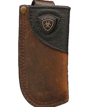 Ariat Vertical Knife Sheath Logo Brown/Black