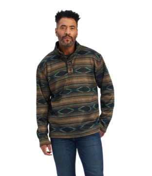 Men’s Ariat Wesley Brindlewood Serape Print Pullover Sweater 10041414