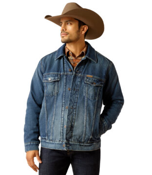 Men’s Ariat Denim Blanket Lined Trucker Jacket 10051865