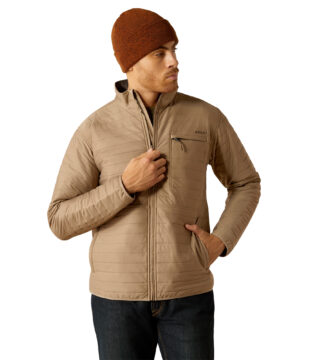 Men’s Ariat Wylie Full Zip Khaki Jacket 10052463