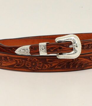 Genuine Leather Tooled Leather Hatband