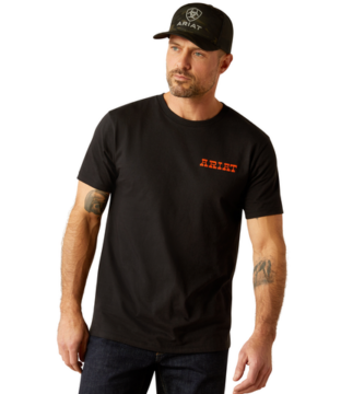 Men’s Ariat Denim Badge Black T-Shirt 10054006