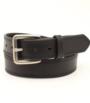 Men’s Ariat Classic Smooth Black Leather Belt A1034801