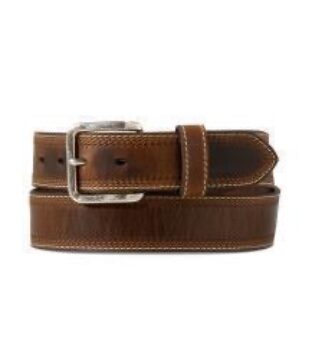 Men’s Ariat Smooth Brown Leather Belt A1043102