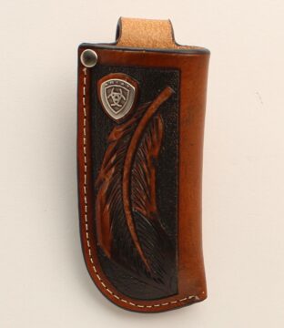 Ariat Knife Sheath Brown Feather A1800608