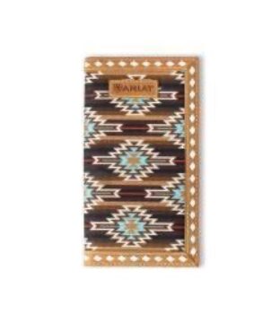 Ariat Rodeo Southwestern Diamond Lacing Wallet A3559102