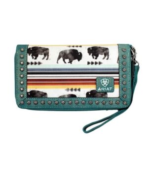 Women’s Ariat Buffalo Print Multi Colored Clutch A770015897