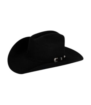 American Hat 10X Black Felt Cowboy Hat 4 1/2″ Brim