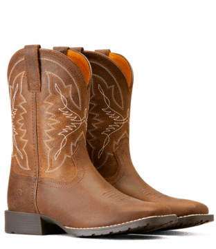 Boys Ariat Hybrid Rancher Brown Western Cowboy Boots 10047034