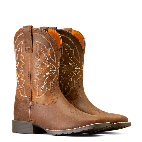 Boys Ariat Hybrid Rancher Brown Western Cowboy Boots 10047034