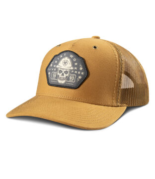 Ariat Work Skull Tan Patch Cap A290001308