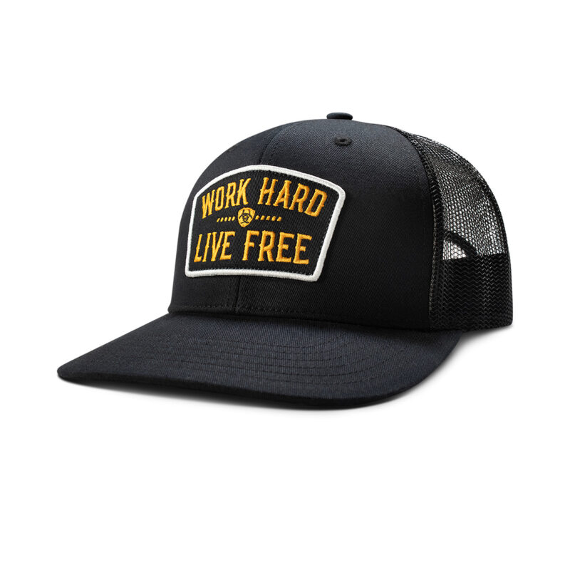 Ariat Work Hard Patch Black Cap A290001801
