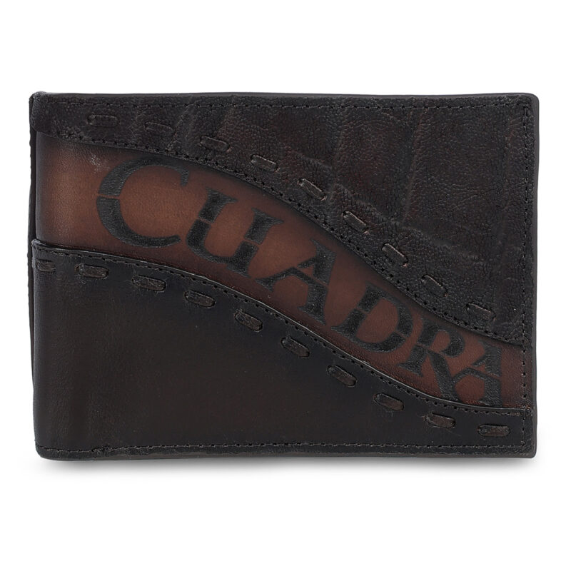 Cuadra Genuine Elephant Brown Bifold Wallet DU615