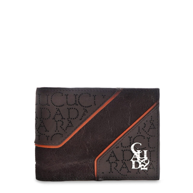 Cuadra Genuine Elephant Brown Bifold Wallet DU647