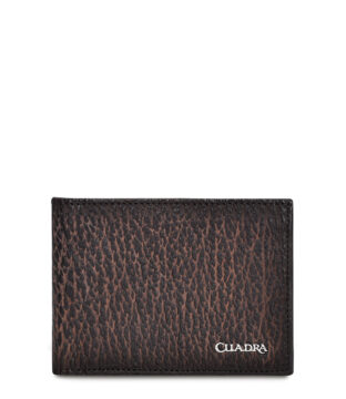 Cuadra Men’s Brown Shark Leather Bifold Wallet  DU461