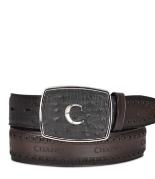 Men’s Cuadra Genuine Ostrich Leather Belt BC205