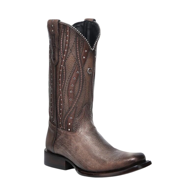 Women's Cuadra Rodeo Golden Karung Water Snake  Boot CU992