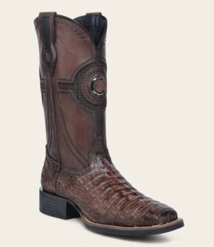 Men’s Cuadra Genuine Belly Caiman Honey Cowboy Boot CU975