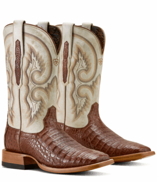Men’s Ariat Taupe Caiman Callen Western Boot 10063773