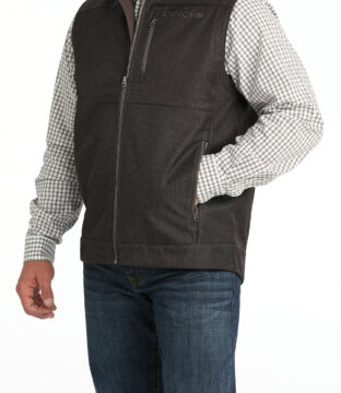 Men’s Cinch Bonded Brown Vest MWV1515025