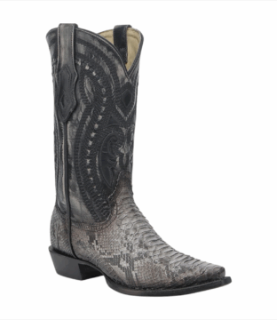 Men’s Corral Classic Snip Toe Python Cowboy Boots A4735