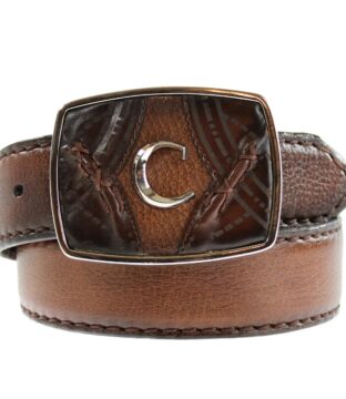 Men’s Cuadra Almond Deer Skin Belt BC202