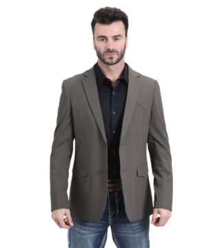 Men’s Platini Dark Brown Western Sport Coat BLW10819