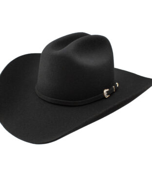 Stetson 3X Oak Ridge Black Wool Felt Cowboy Hat SWOAKR-724007