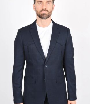 Men’s Platini Navy Wester Sport Coat BLZ10126