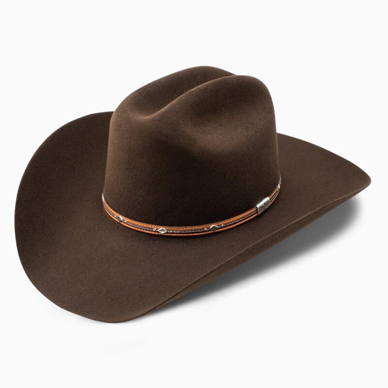 Resistol 6X Kingman Chocolate 6X Felt Cowboy Hat George Strait Collection RFKGMN-524022