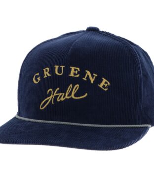 Hooey Greune Hat Corduroy Snap Back 2382T-BL