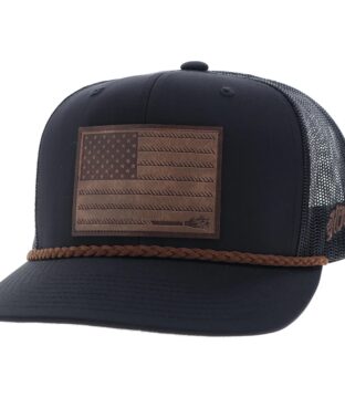 Hooey Liberty Roper Snap Back Hat 2510T-BK