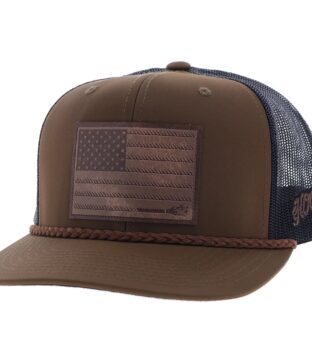 Hooey Liberty Roper Snap Back Hat 2510T-BRBK