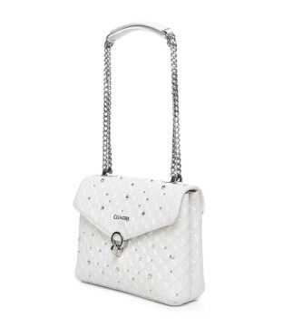 Women’s Cuadra White Leather Bag DU732