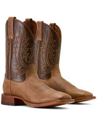Men’s Ariat Country Road Tan/Brown Cowboy Boots 10074250